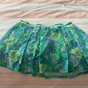 Lilly Pulitzer Green and Blue Floral Skirt